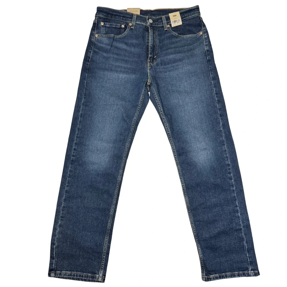 Levi's 505 Straight Leg Jeans Men's Size 32x30 NWT Denim - Picture 2 of 7